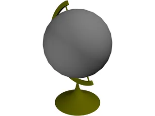 Golden Globe 3D Model