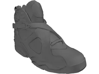 Shoe Men High Top 3D Model