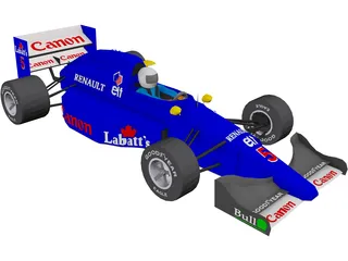 Indy Car 3D Model