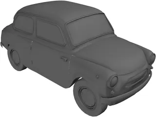 Fiat 600 3D Model