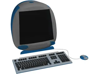 Apple iMac Computer 3D Model