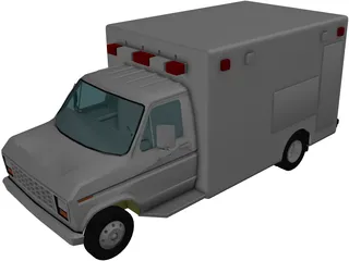 Ambulance 3D Model