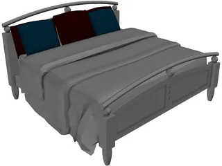 Bed Classic 3D Model