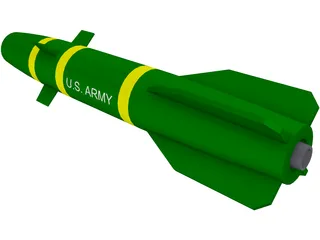 Hellfire Missile 3D Model