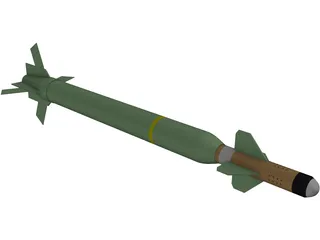 Bunker Buster GBU-28 3D Model