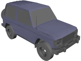 Mitsubishi Pajero (1988) 3D Model