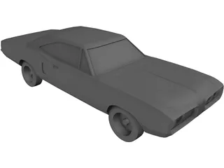 Dodge Coronet (1970) 3D Model