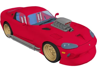 Dodge Viper [Supercharged] 3D Model