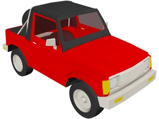 Suzuki Samurai (1988) 3D Model