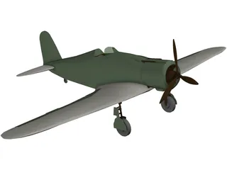 Fiat G.50 3D Model