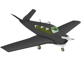 Beechcraft V35 Bonanza 3D Model