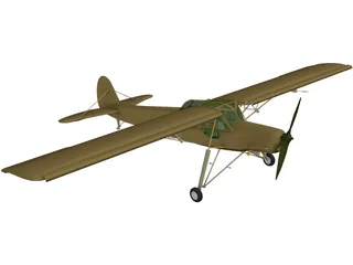 Fieseler Fi 156C Storch 3D Model