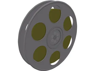 Film Reel 3D Model