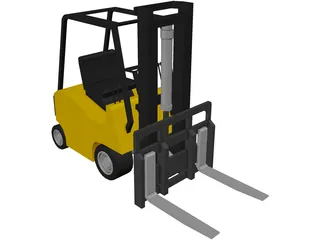 Forklift 3D Model