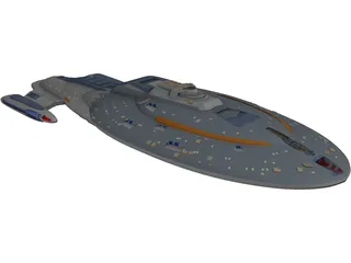 Star Trek Voyager 3D Model