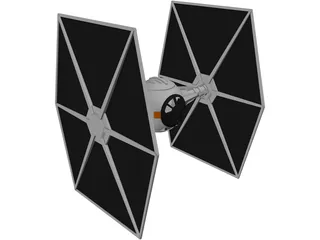 Star Wars TIE Fighter 3D Model