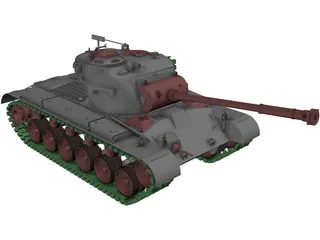 Pershing 3D Model