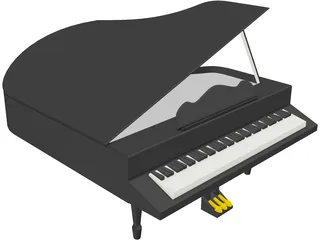 Grand Piano 3D Model