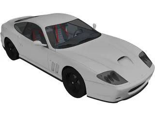 Ferrari 575M Maranello (2002) 3D Model