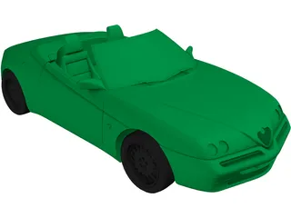 Alfa Romeo Spider (1995) 3D Model