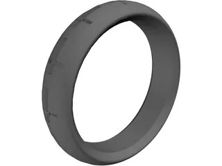 Cross Ring 3D Model