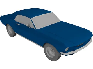 Ford Mustang (1967) 3D Model