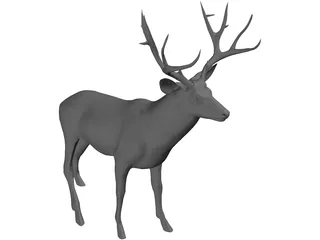 Stag 3D Model