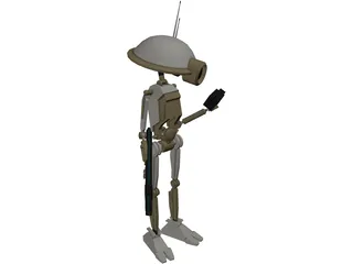 Pit Droid (Star Wars Episode I) 3D Model