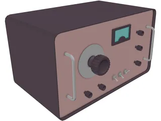 Radio Fifties 3D Model