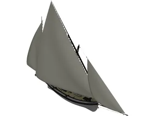 Sail Dock San Juan 3D Model