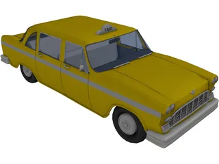 Taxi USA 3D Model