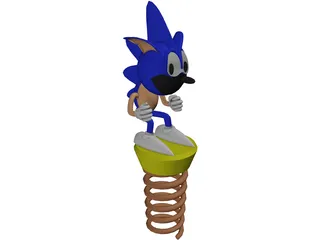 Sonic The Hedgehog 3D Model