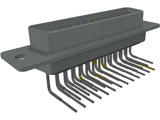 Plug D-25 3D Model