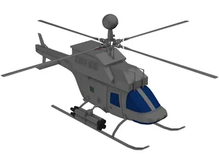 Bell OH-58D Kiowa 3D Model