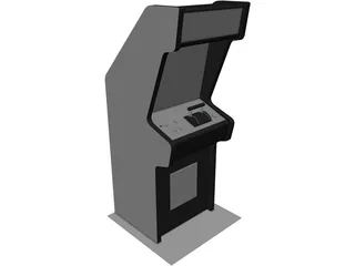 Atari Lunar Lander Arcade Game 3D Model