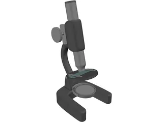 Microscope 3D Model