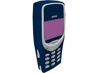 Nokia 3310 Mobile Phone 3D Model