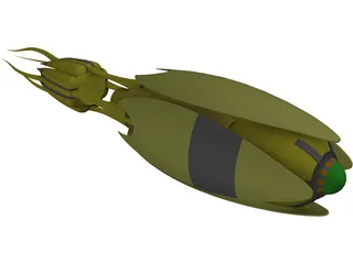 Vorlon Transport 3D Model