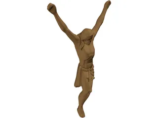 Christ Statue 3D Model