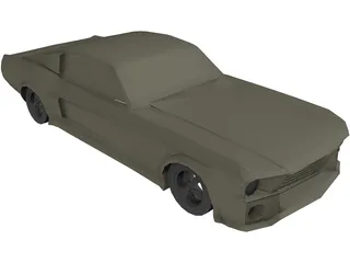 Ford [Shelby] Mustang (1965) 3D Model