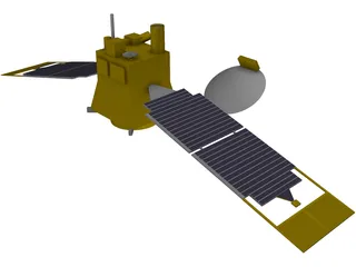 Mars Global Surveyor 3D Model