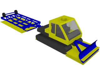 Bombardier BR-275 Groomer [+Drag] 3D Model