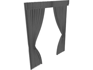 Curtain 3D Model