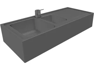 Kitchen Sink 3D Model