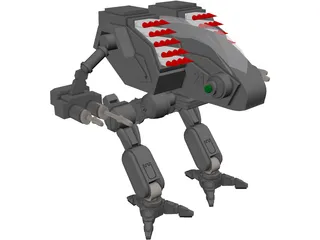 Mad Dog Battletech 3D Model