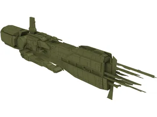 Starship Sulaco 3D Model