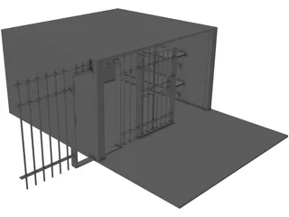 Jail Cell 3D Model