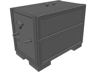 Asian Style Box 3D Model