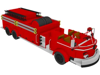 Fire Engine 3D Model