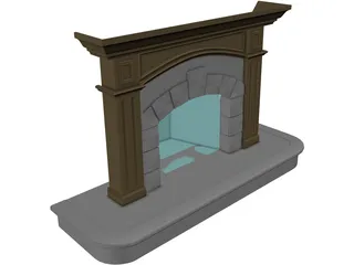 Fireplace 3D Model